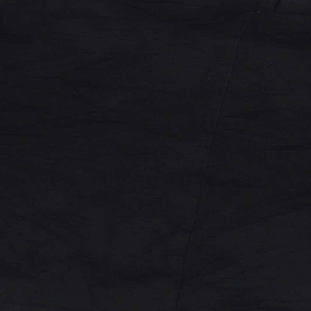 Topshop Womens Black   A-Line Skirt Size 12