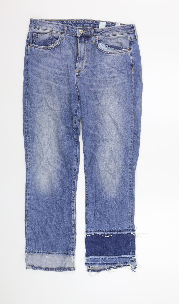 &DENIM Womens Blue Straight Jeans Size 30 in L27 in