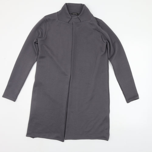 Boohoo Womens Grey   Cardigan Jumper Size 10