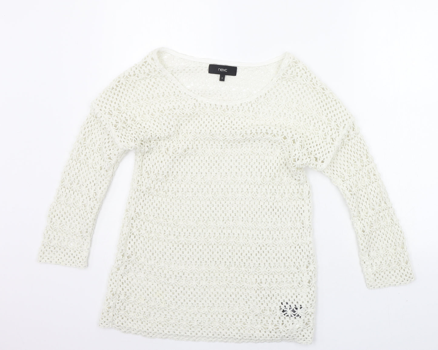 NEXT Womens White   Pullover Jumper Size 6