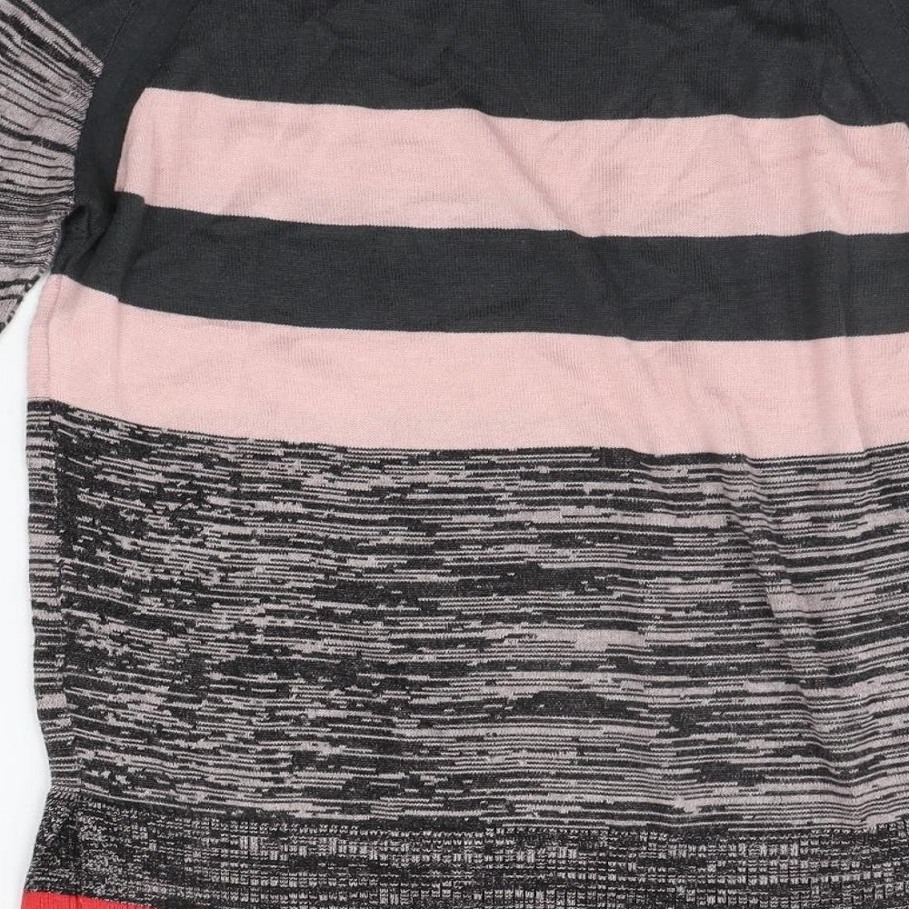 NEXT Womens Green Striped  Pullover Jumper Size 8