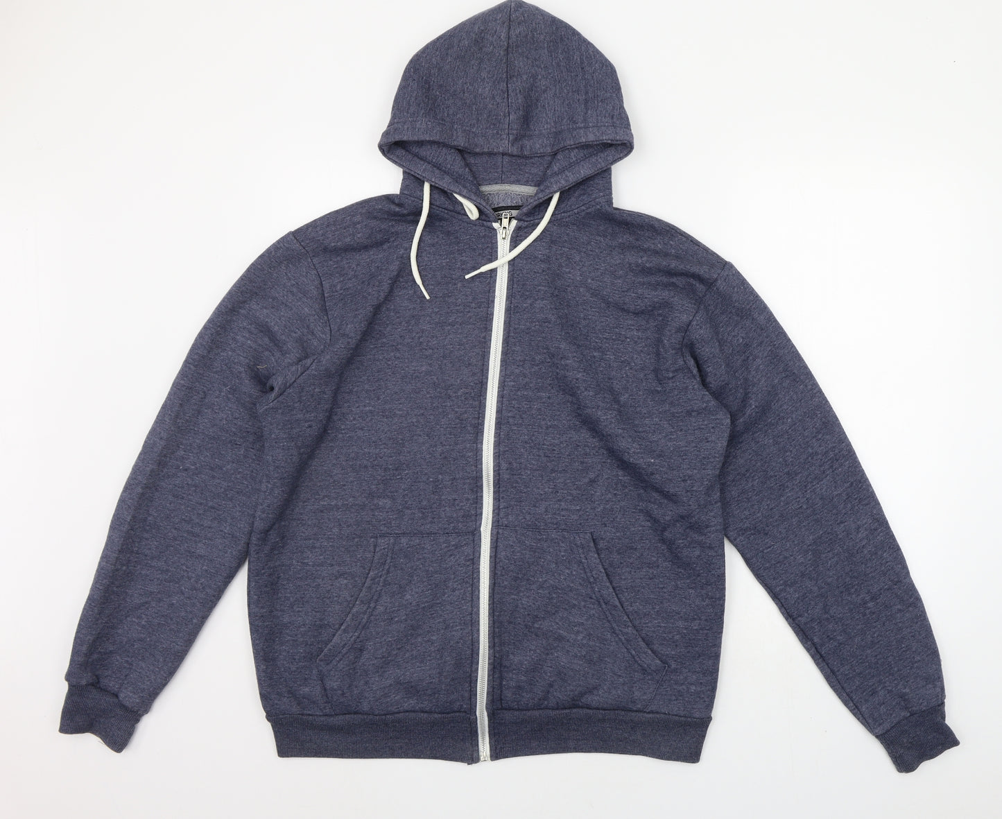 class hero Mens Blue Floral  Full Zip Jumper Size XL