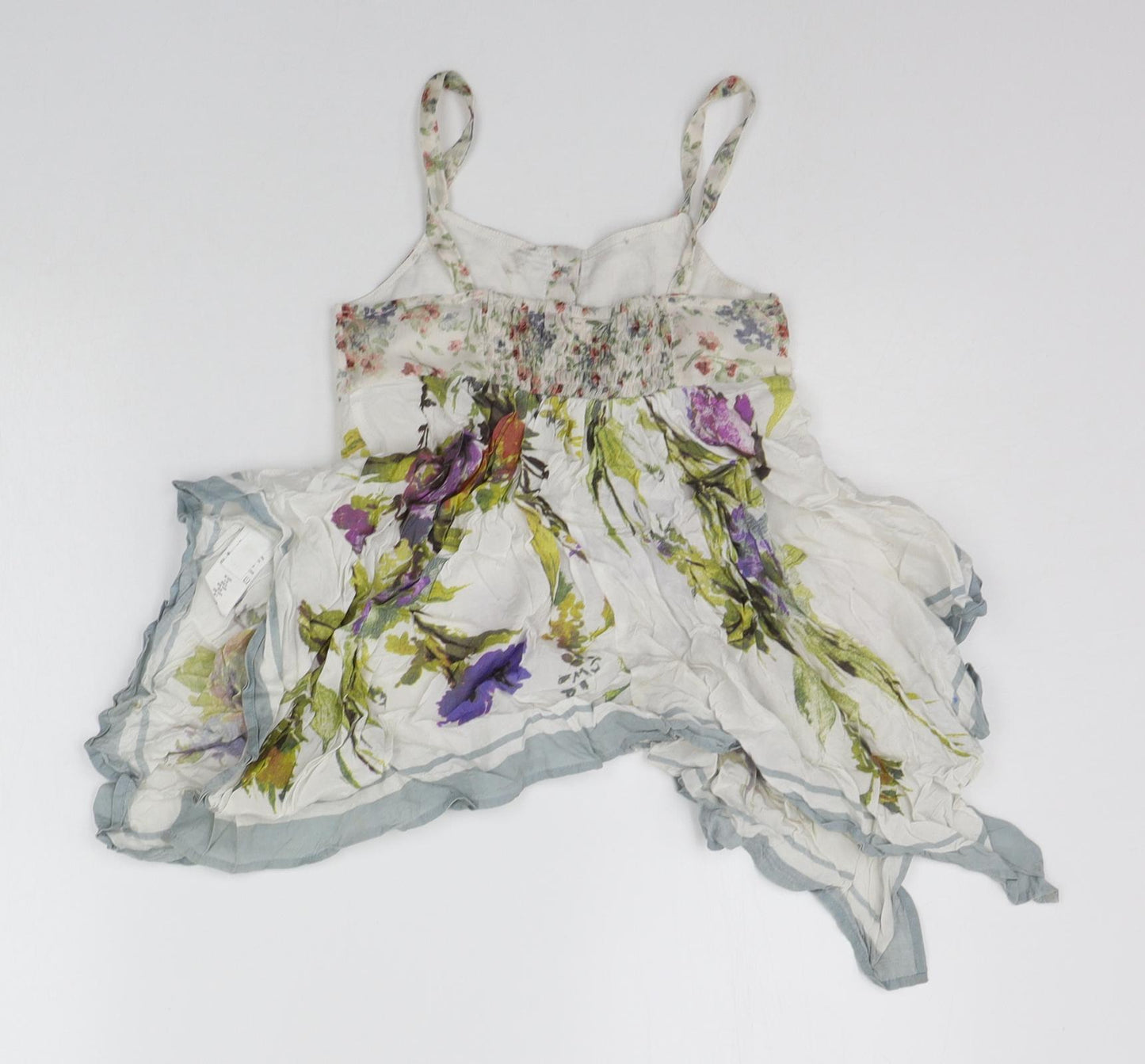 NEXT Girls White Floral  A-Line  Size 7 Years