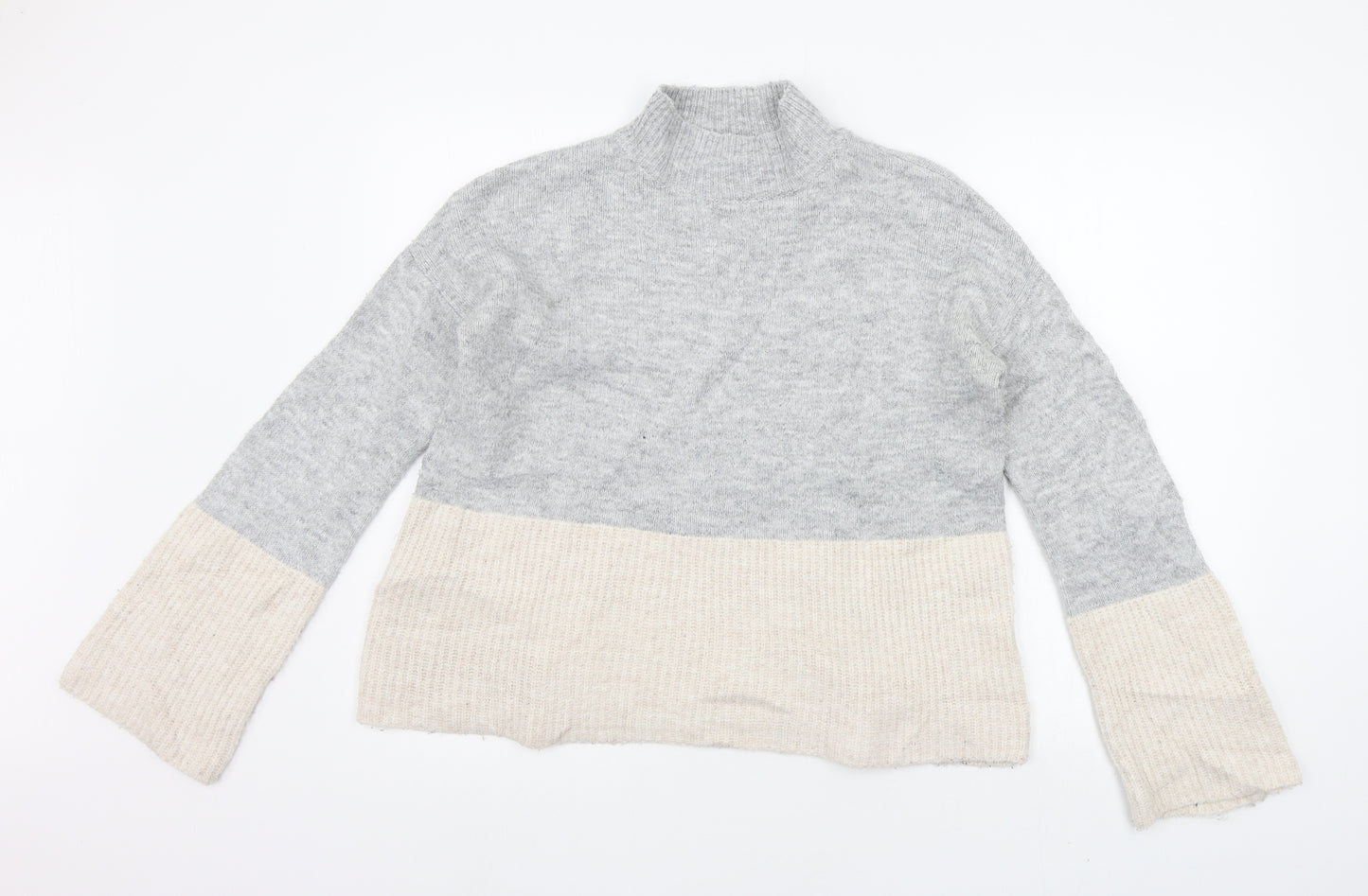 Papaya Womens Grey   Pullover Jumper Size S