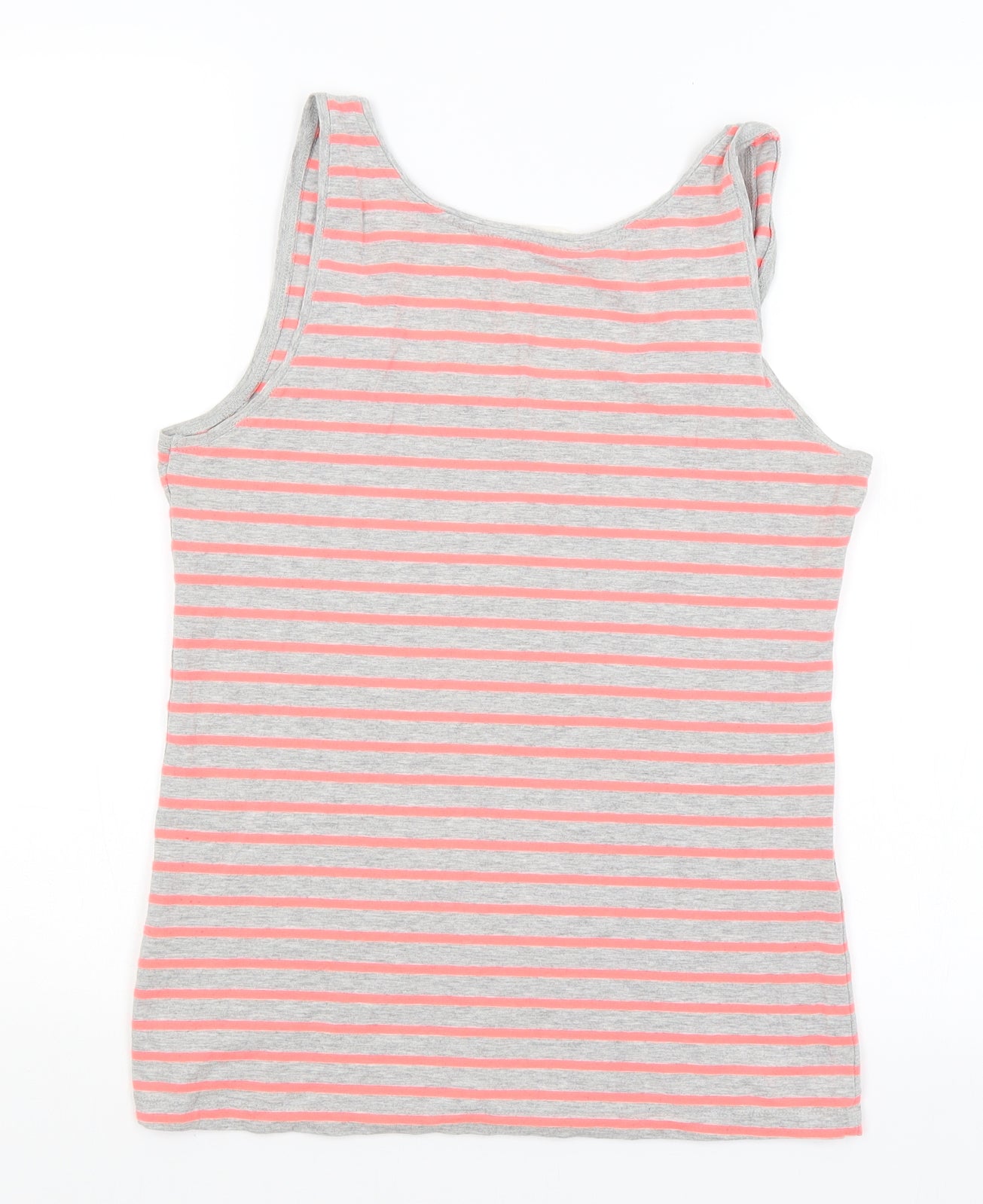 H&M Womens Green Striped  Basic Tank Size L