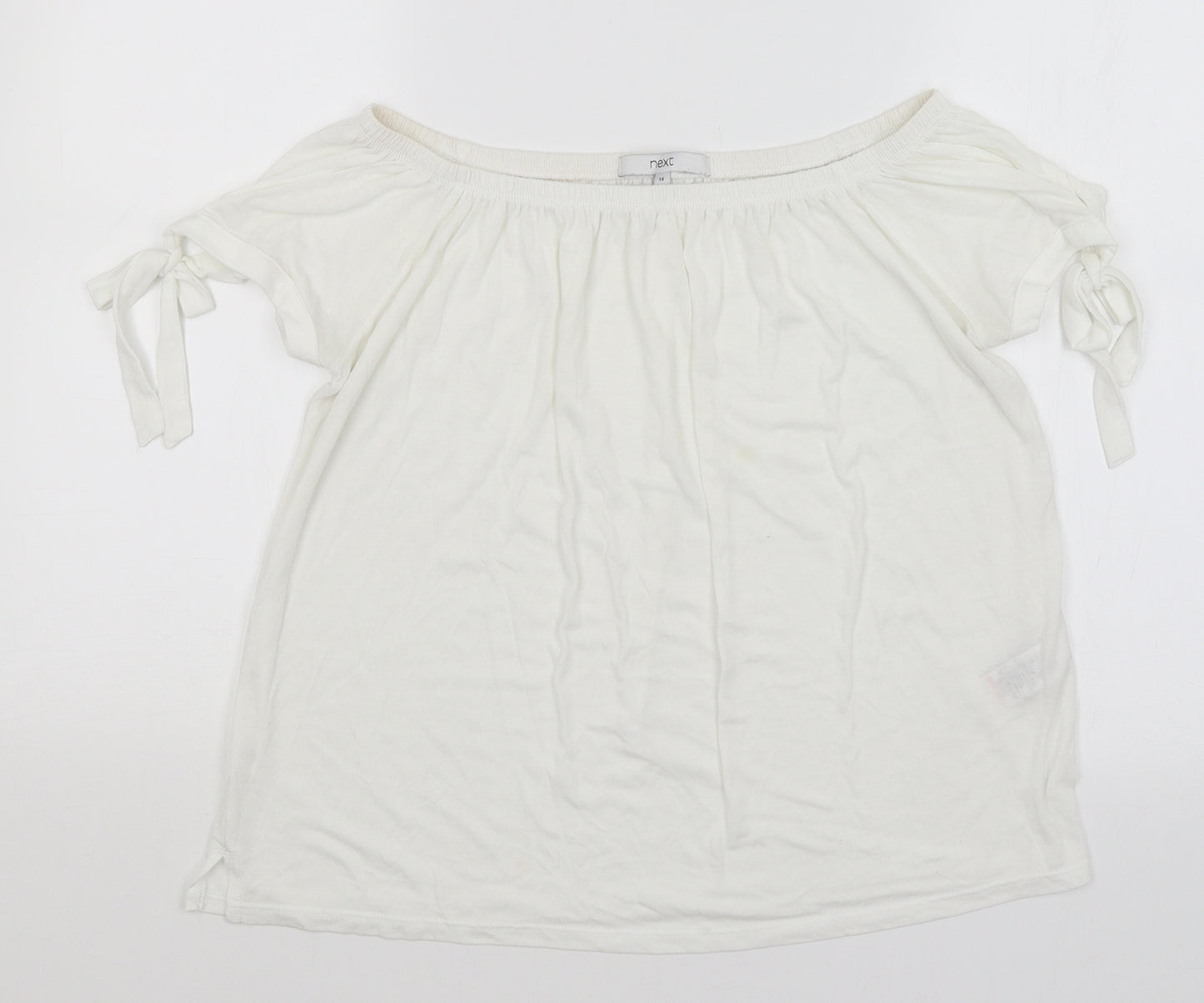 NEXT Womens White   Basic T-Shirt Size 14