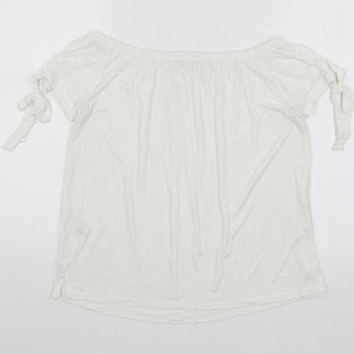 NEXT Womens White   Basic T-Shirt Size 14