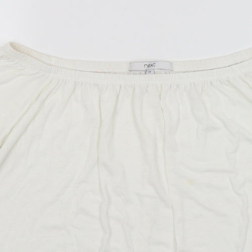 NEXT Womens White   Basic T-Shirt Size 14