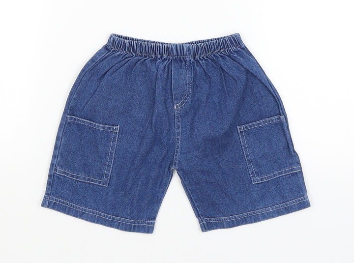 Preworn Baby Blue   Cropped Trousers Size 12-18 Months