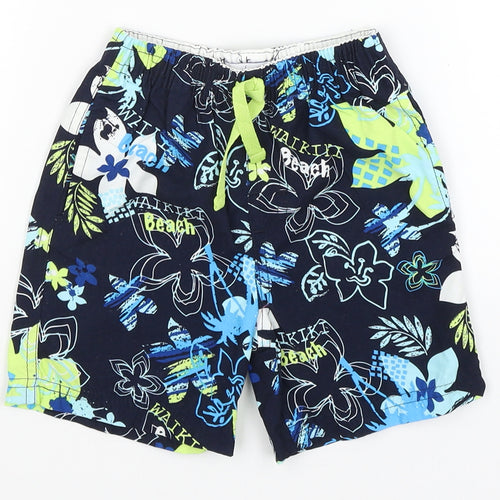Early Days Baby Blue Floral  Cropped Trousers Size 12-18 Months  - Swim