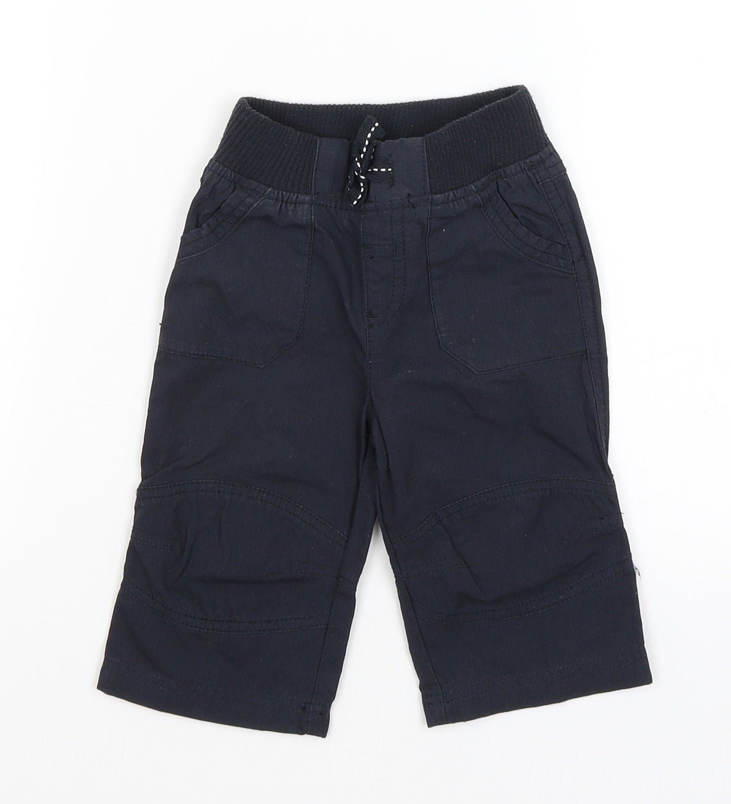 Matalan Baby Blue   Cargo Trousers Size 6-9 Months