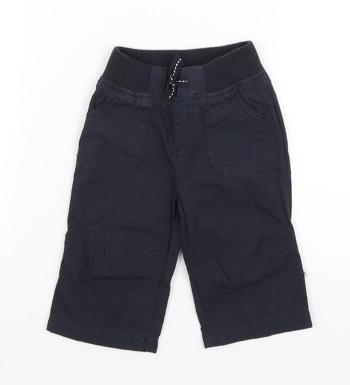 Matalan Baby Blue   Cargo Trousers Size 6-9 Months