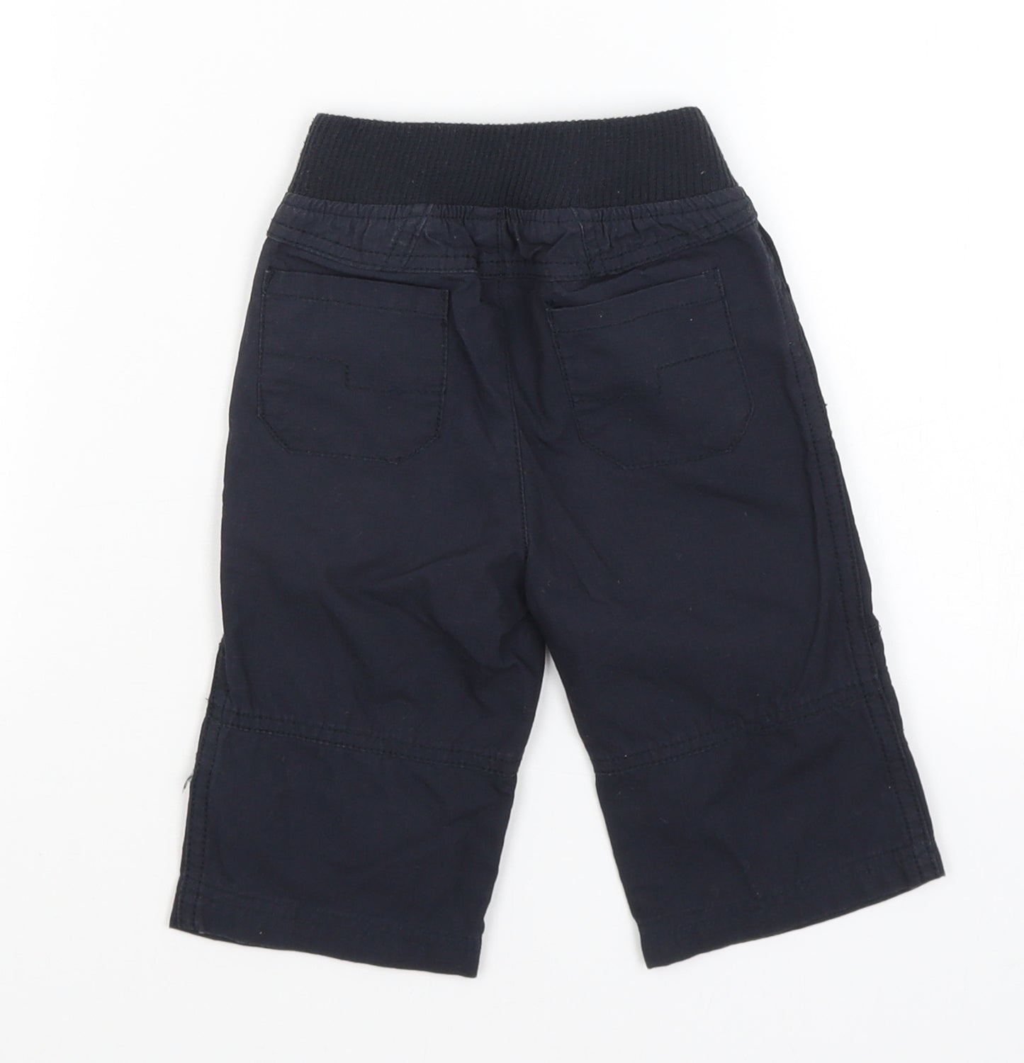 Matalan Baby Blue   Cargo Trousers Size 6-9 Months