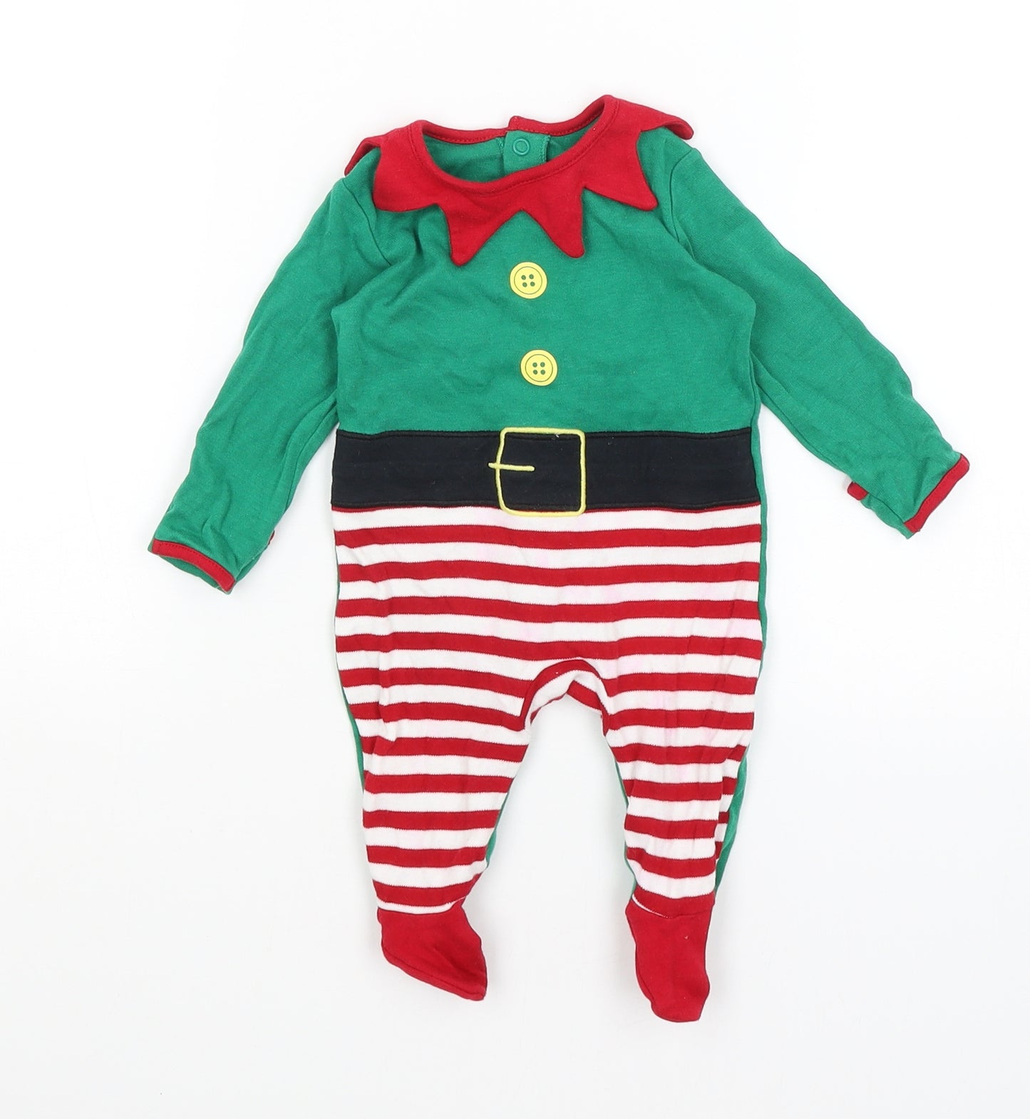 George Baby Green   Babygrow One-Piece Size 0-3 Months  - Elf