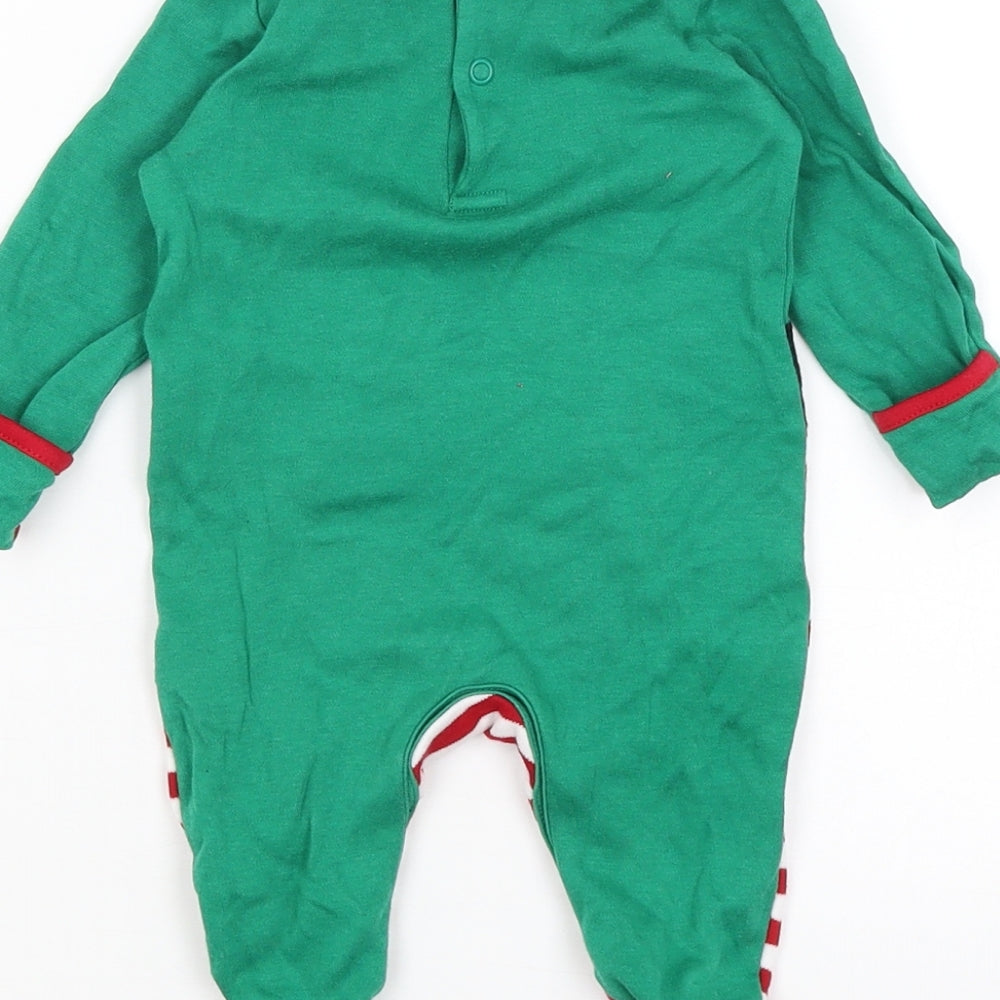 George Baby Green   Babygrow One-Piece Size 0-3 Months  - Elf