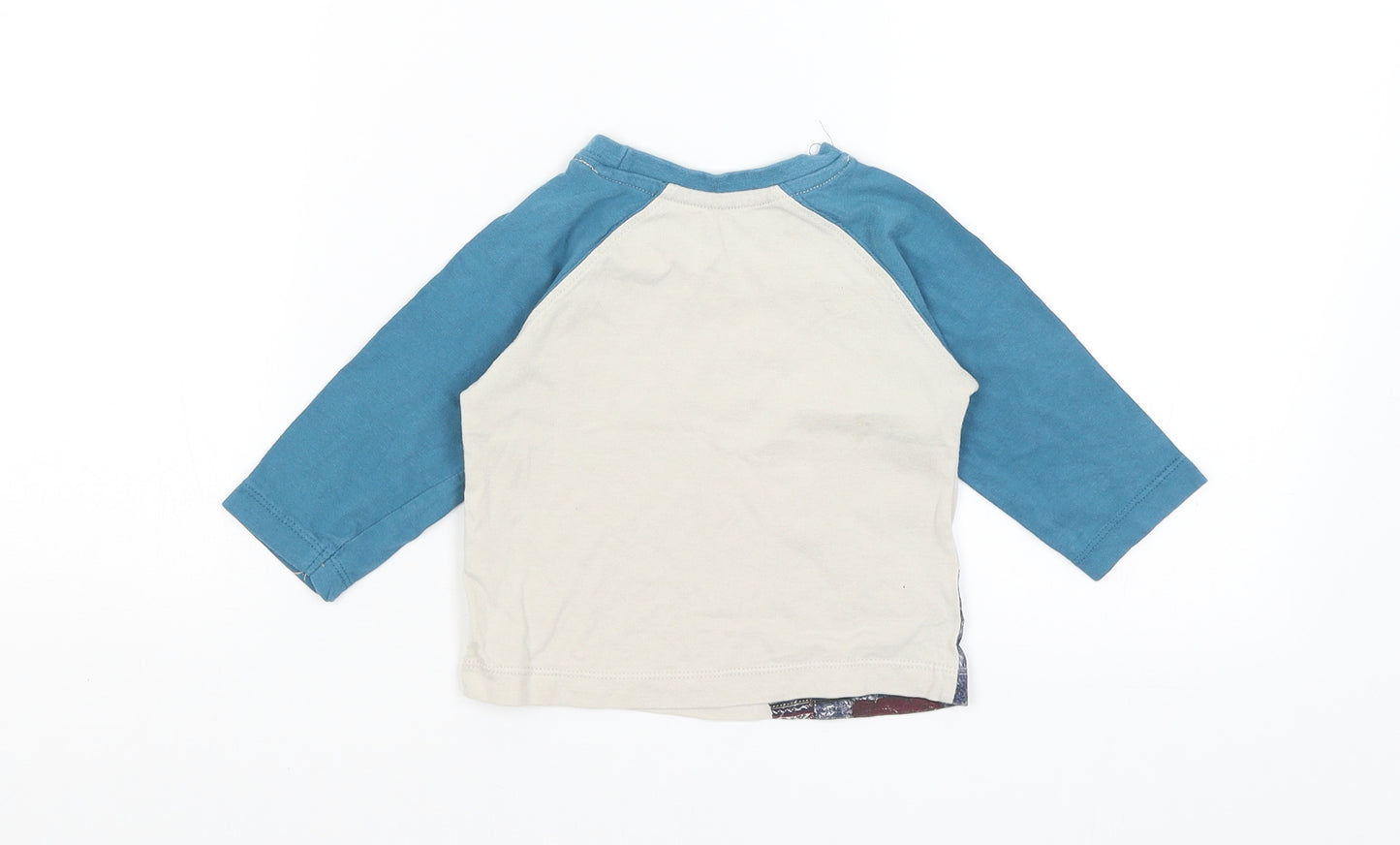 Matalan Baby Grey   Basic T-Shirt Size 6-9 Months  - It's A Little Brrrr