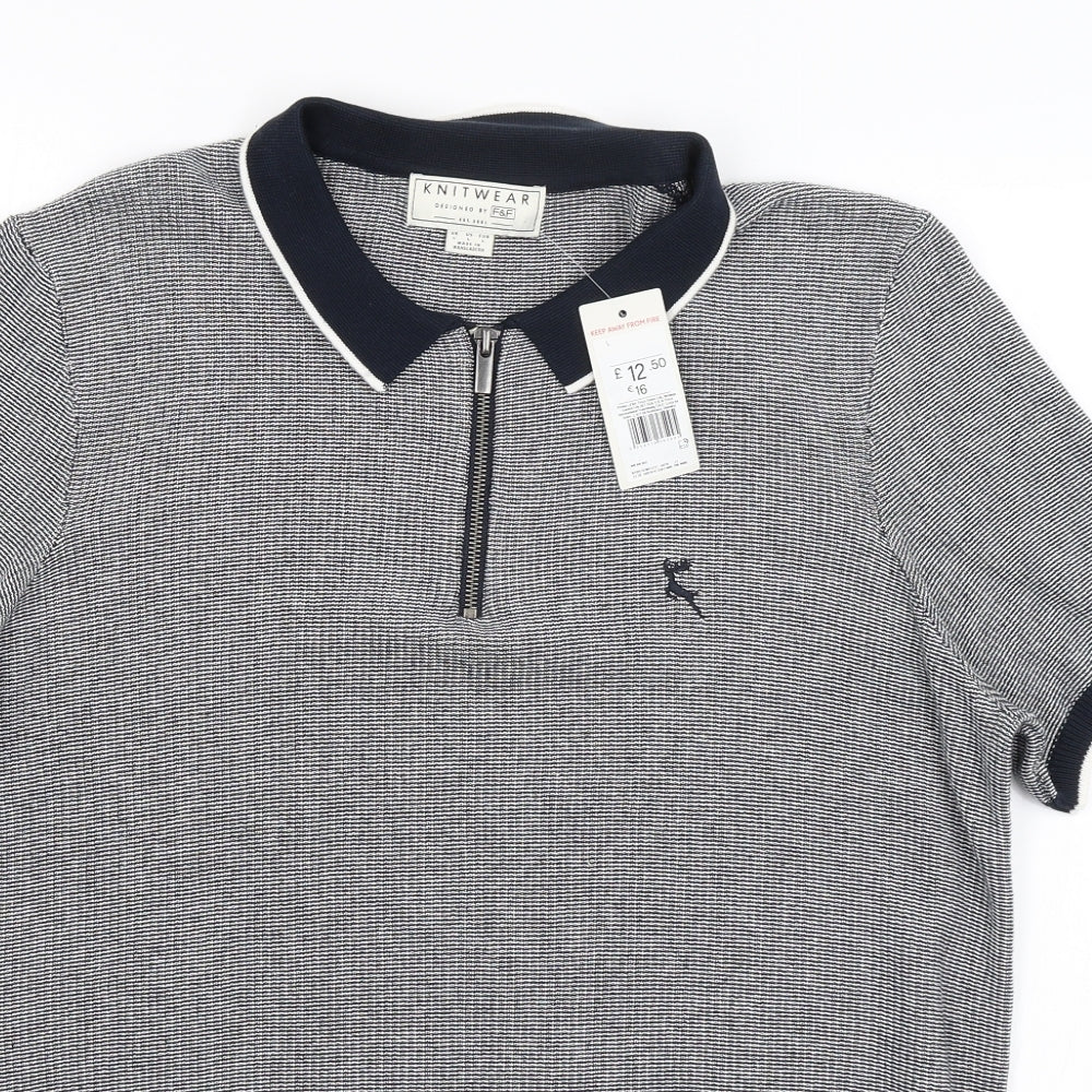 F&F Mens Grey    T-Shirt Size L