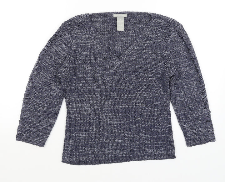 Deane & White Womens Blue Pullover Jumper Size M