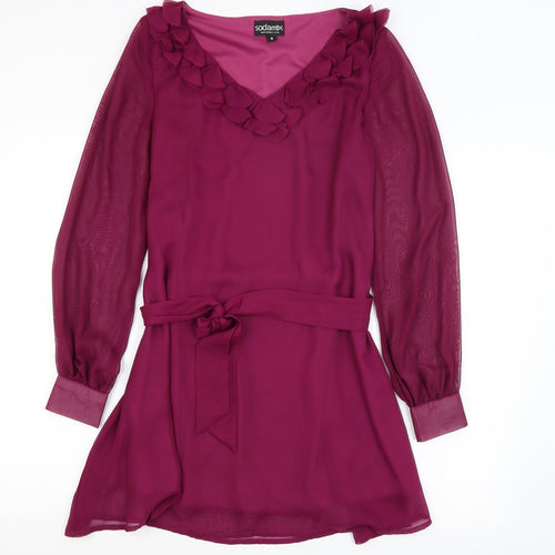 Soda Mix Womens Purple   A-Line  Size 8
