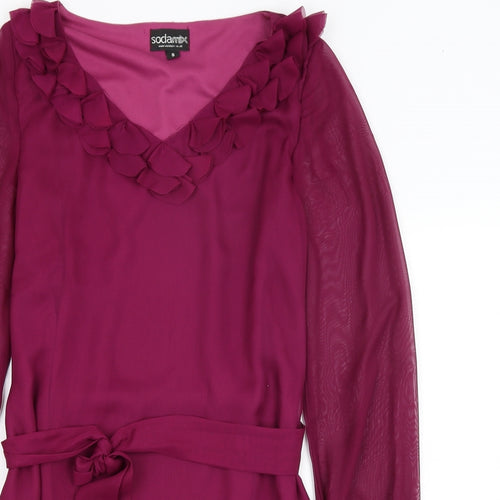 Soda Mix Womens Purple   A-Line  Size 8