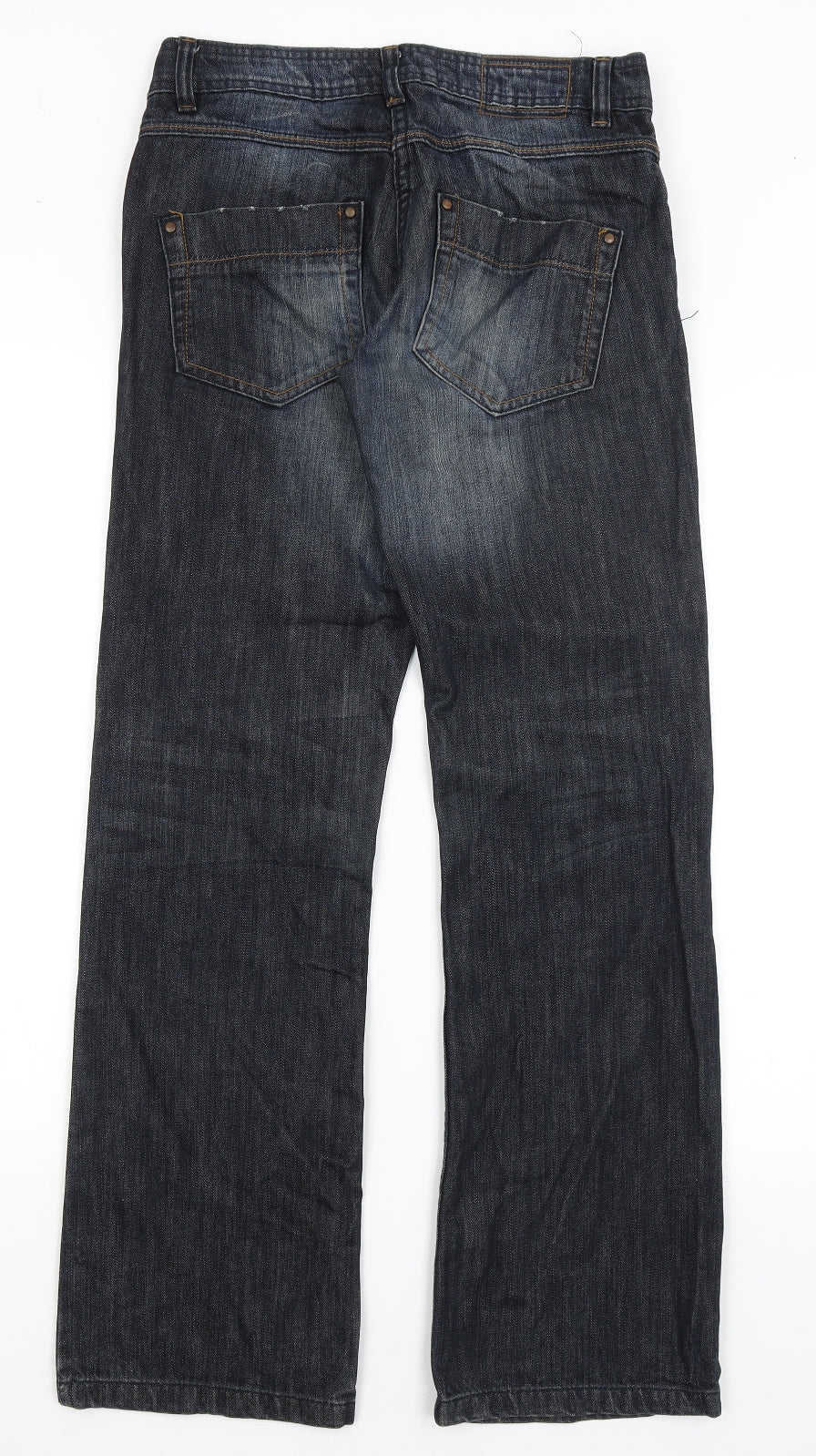 NEXT Womens Blue   Boyfriend Jeans Size 8 L31.5 in
