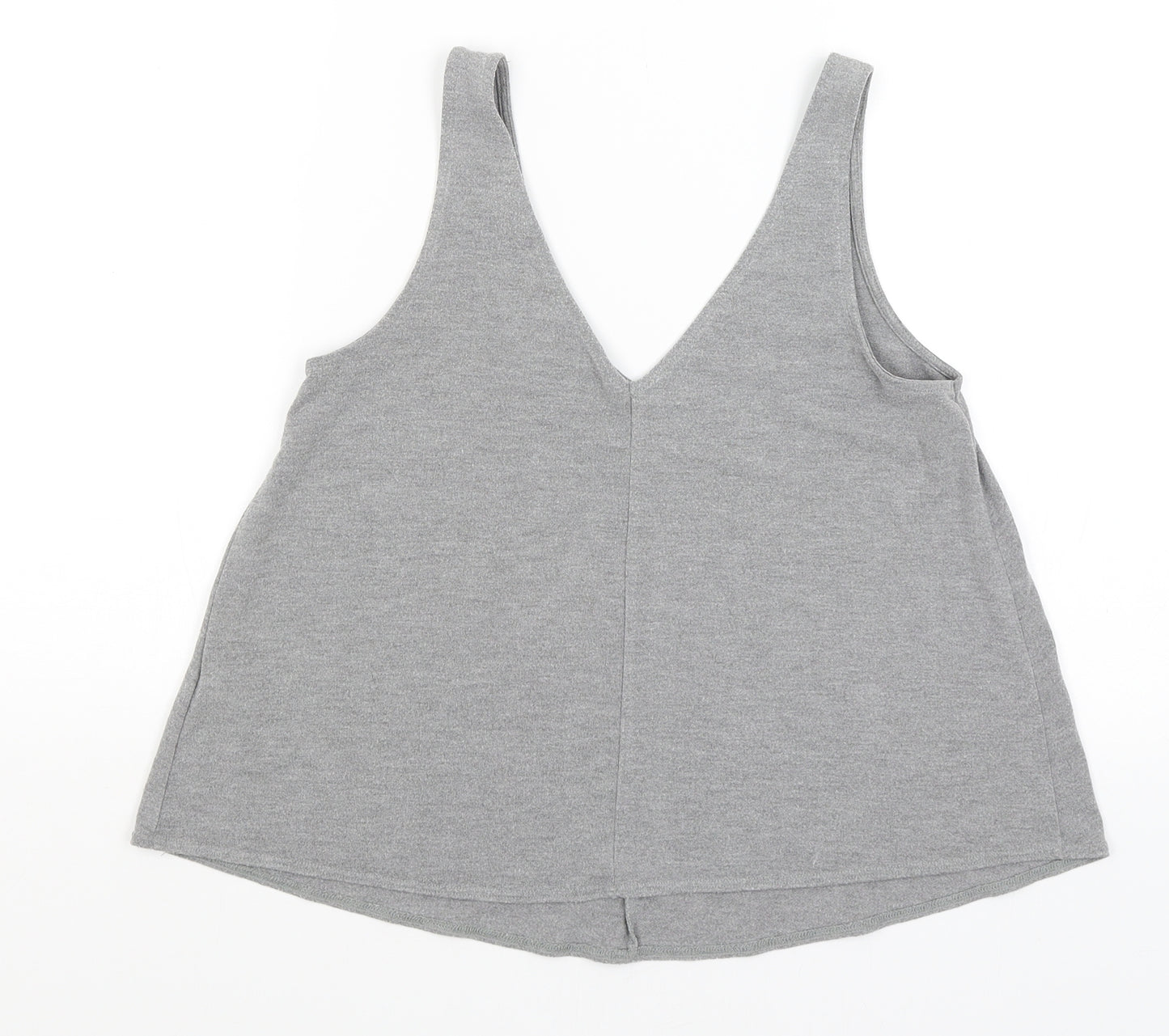 Topshop Womens Grey   Basic Tank Size 8