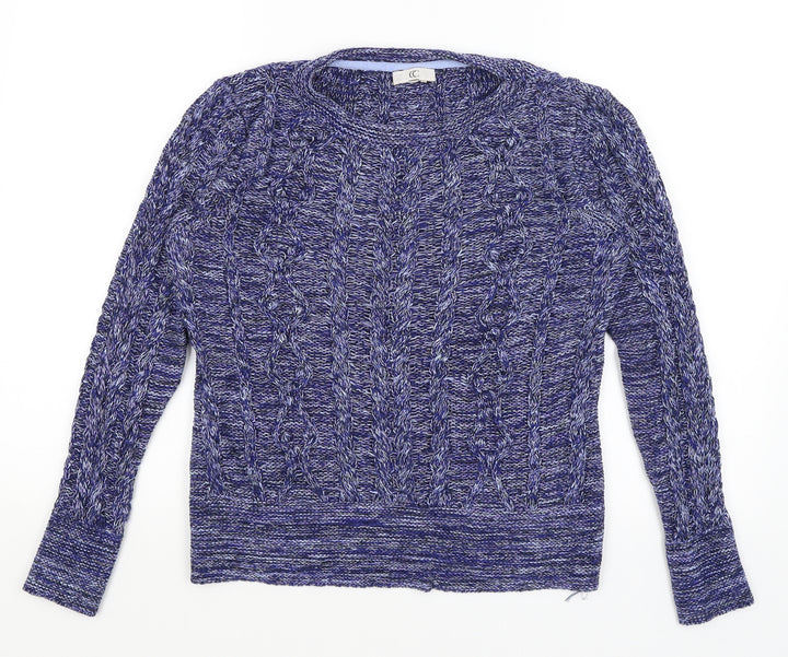 CC Womens Blue Pullover Jumper Size S