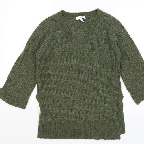 B You Womens Green   Pullover Jumper Size XS