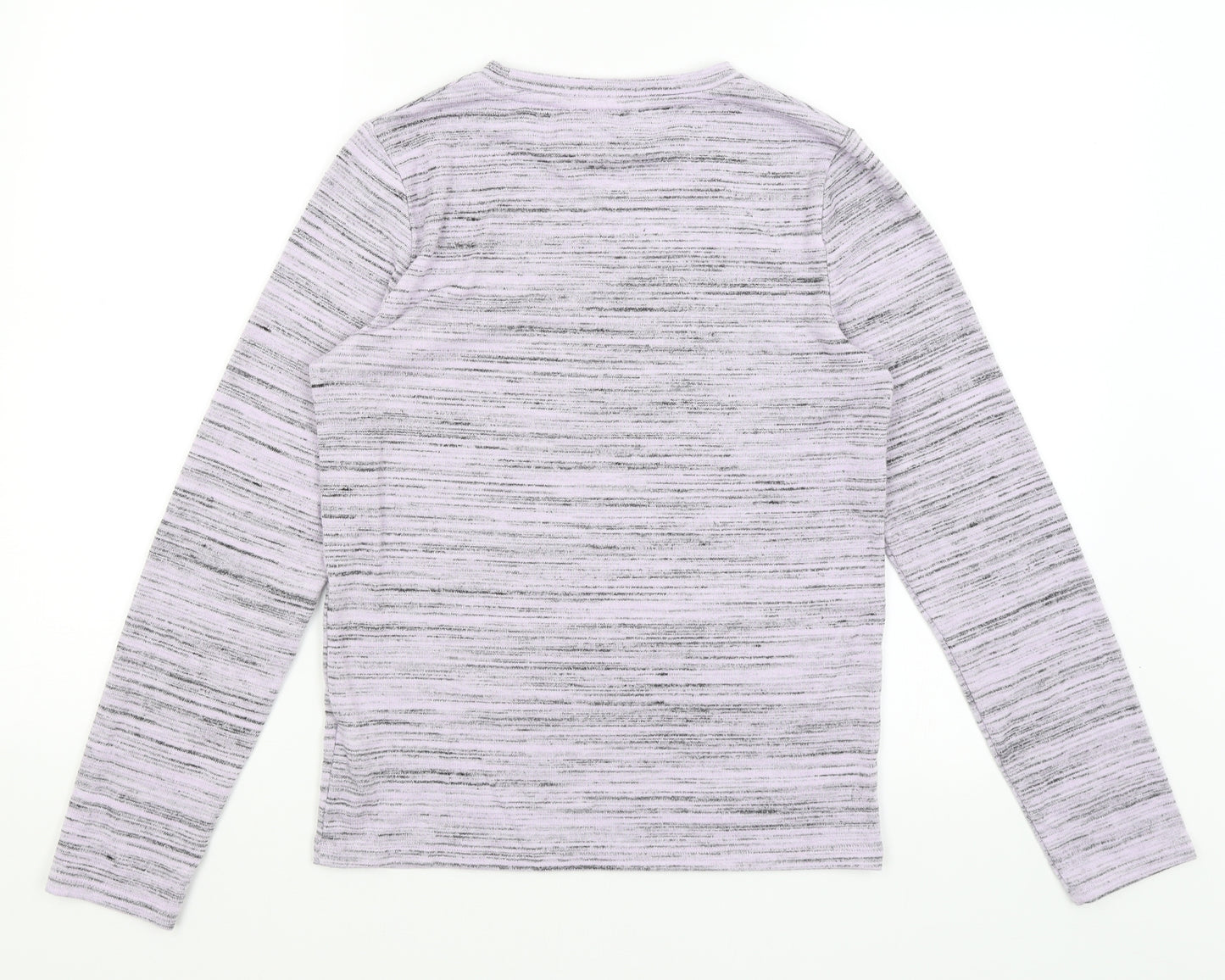 M&S Womens Purple   Basic T-Shirt Size 10