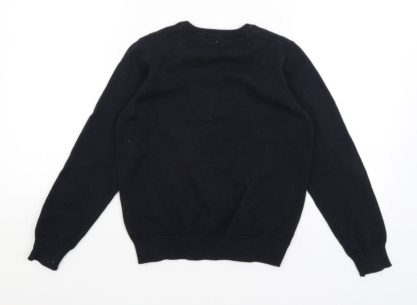 M&S Girls Blue   Pullover Jumper Size 9-10 Years