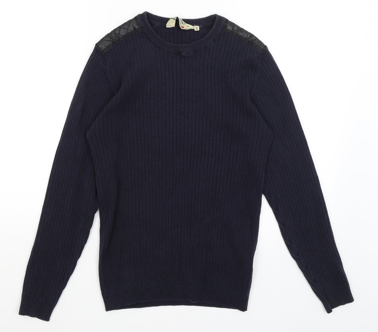 Dissident Mens Blue   Pullover Jumper Size S