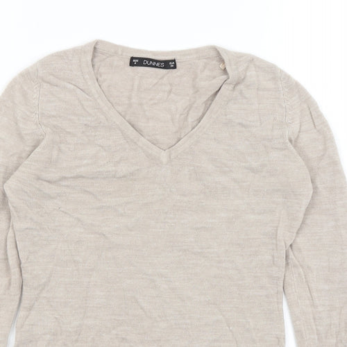 Dunnes Womens Beige   Pullover Jumper Size 8