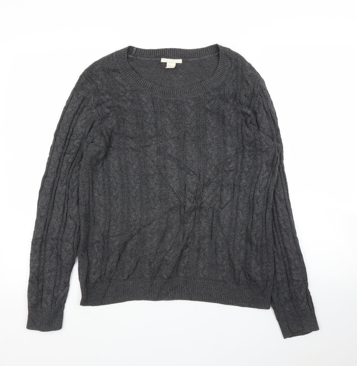 H&M Mens Grey Pullover Jumper Size M