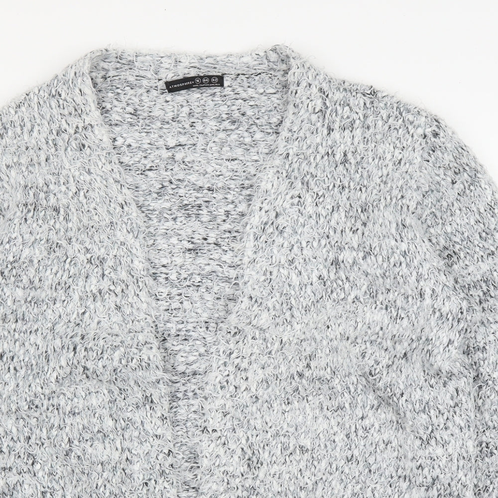 Primark Womens Grey   Cardigan Jumper Size 16
