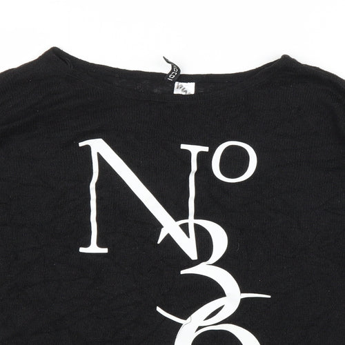 H&M Womens Black   Basic Blouse Size S