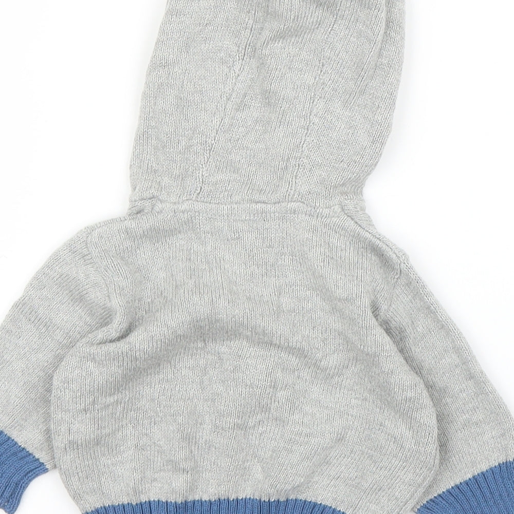 TU Boys Grey   Pullover Jumper Size 0-3 Months