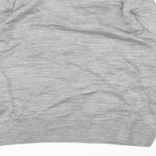 M&S Womens Grey   Pullover Jumper Size M