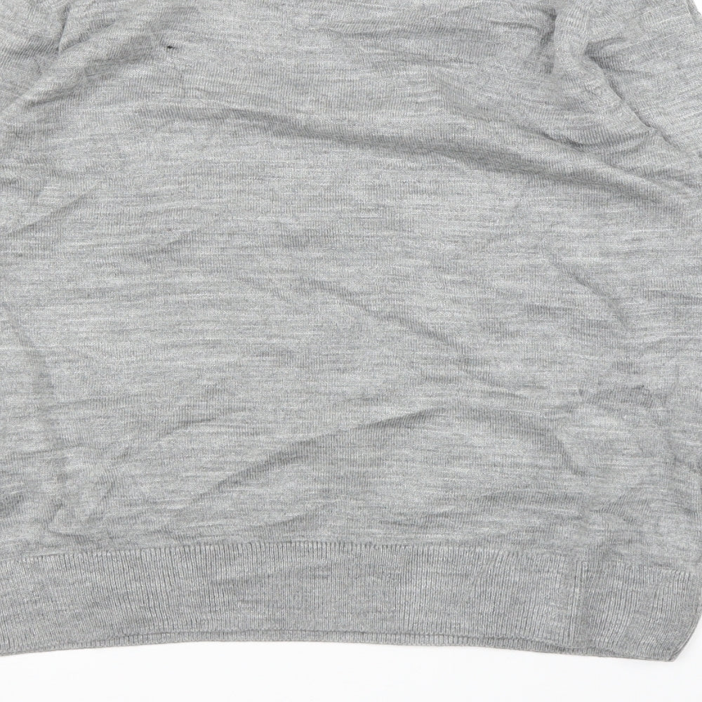 M&S Womens Grey   Pullover Jumper Size M