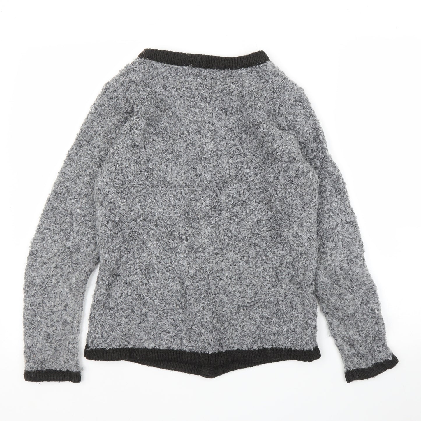 EWM Womens Grey   Cardigan Jumper Size S