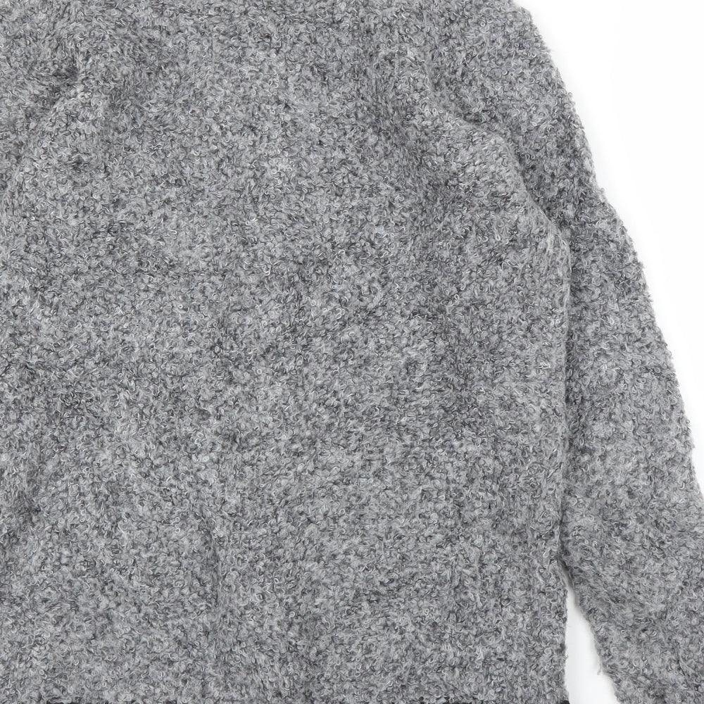 EWM Womens Grey   Cardigan Jumper Size S