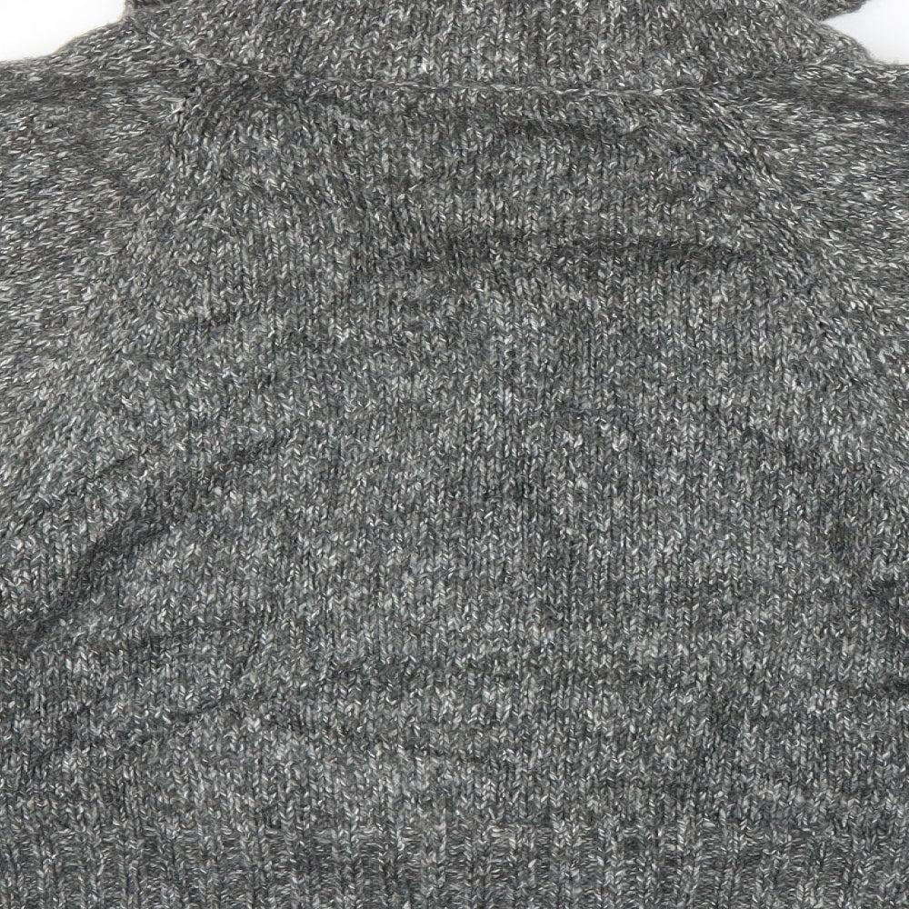Nina Murati Womens Grey   Cardigan Jumper Size S