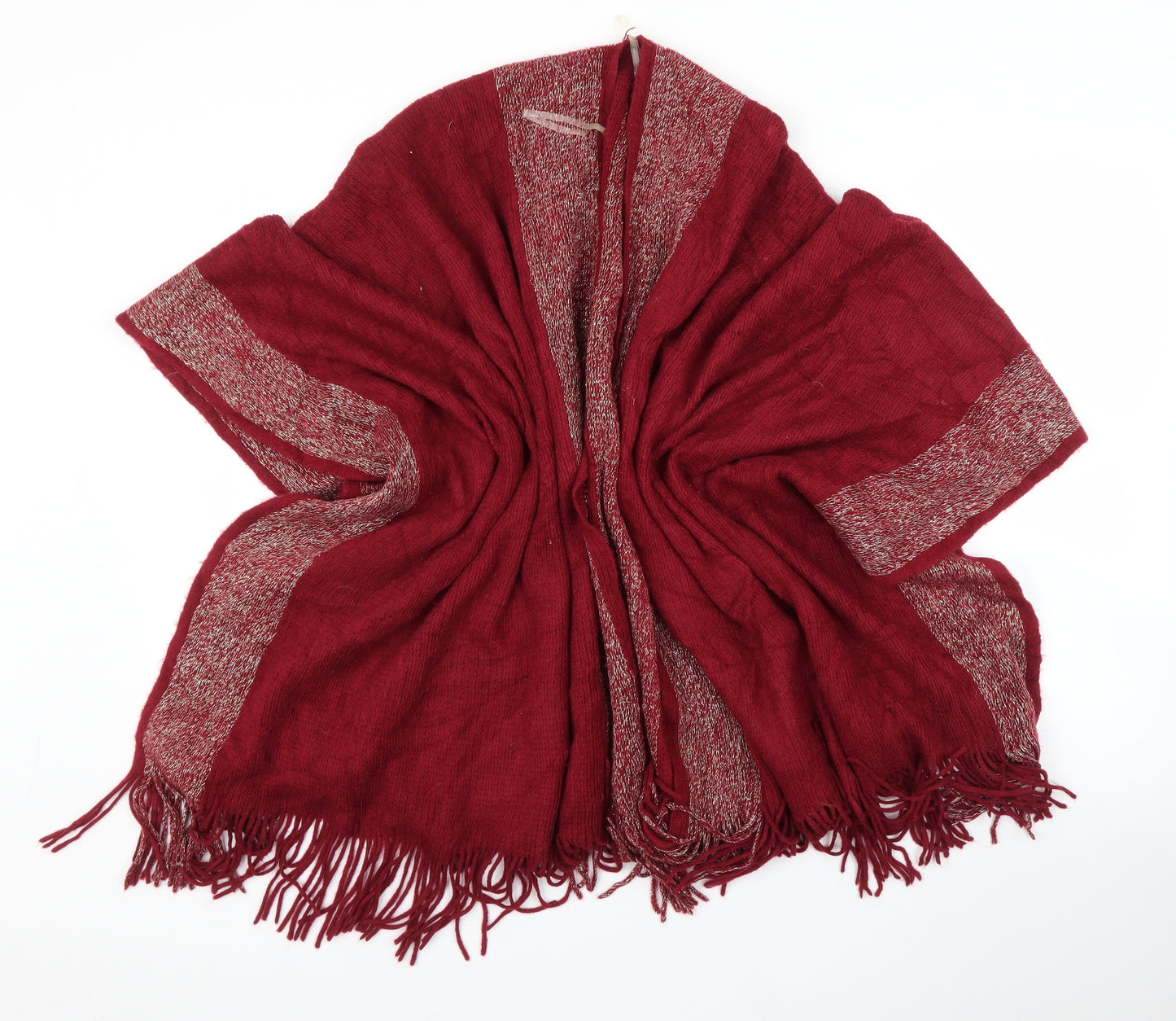 Preworn Womens Red   Cape Jumper One Size