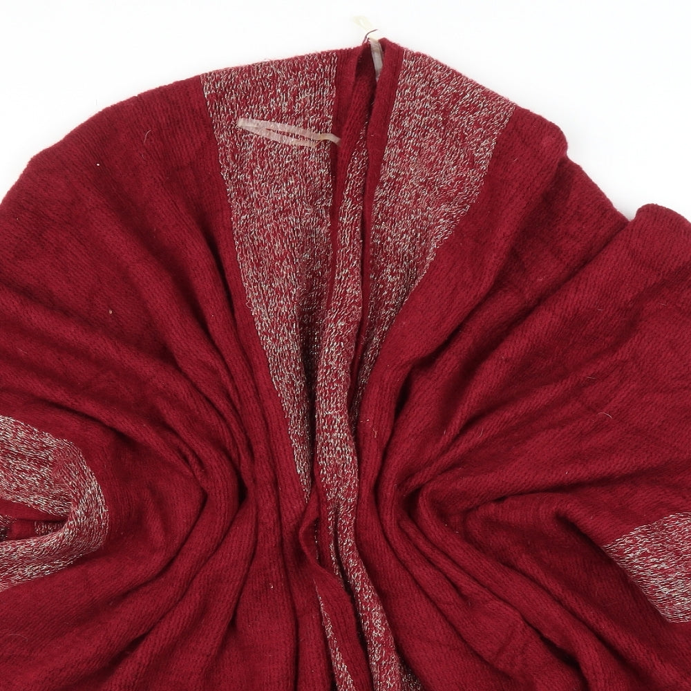Preworn Womens Red   Cape Jumper One Size