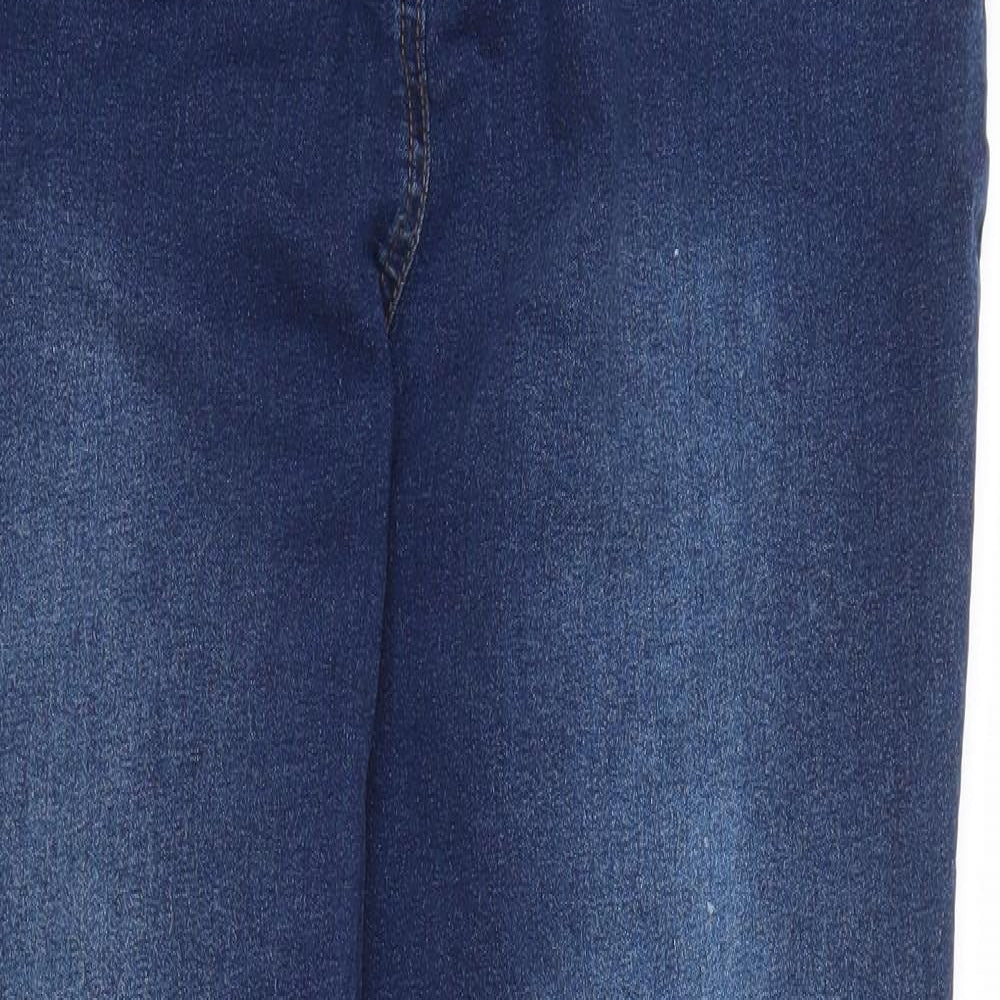 Yours Womens Blue  Denim Tapered Jeans Size 18 L28 in
