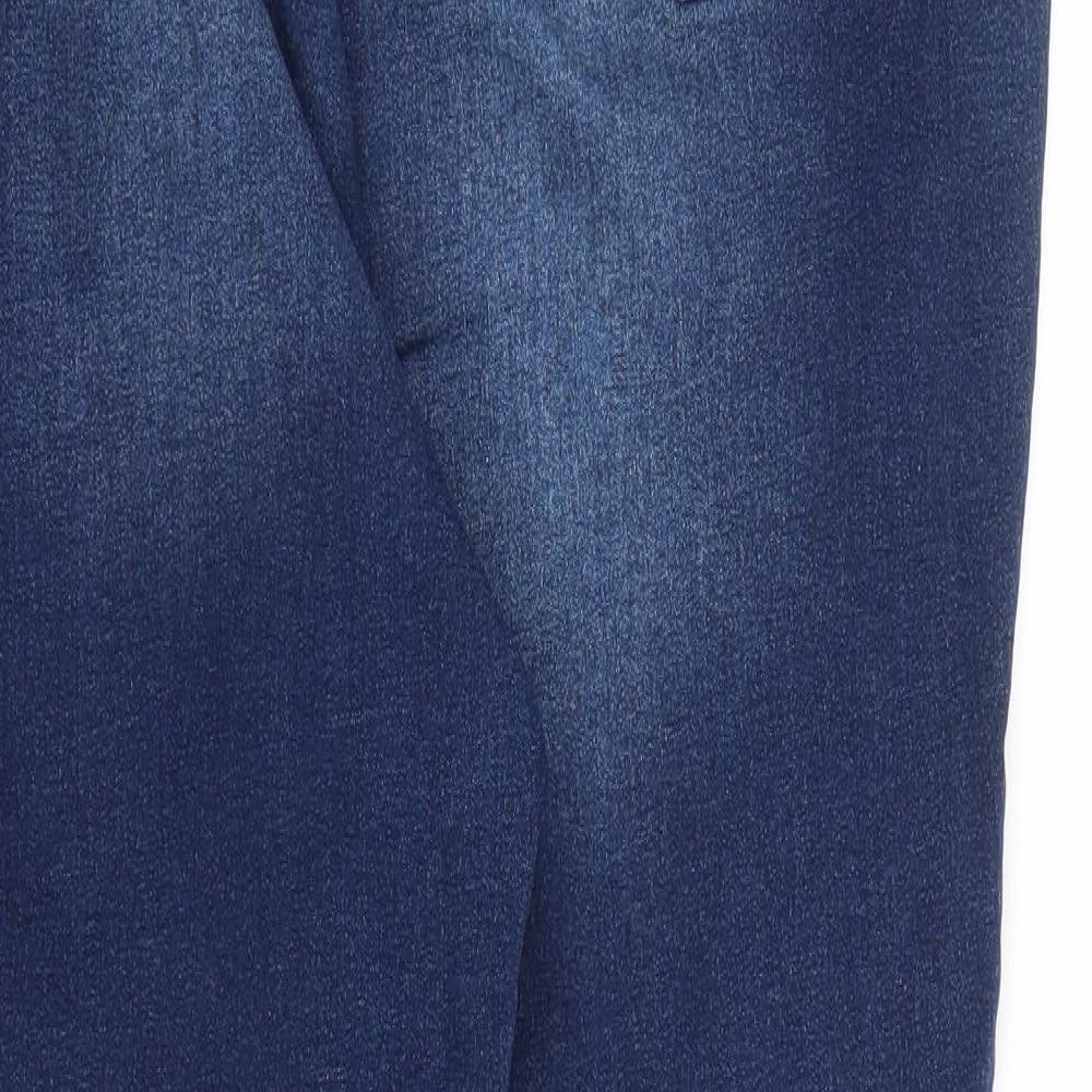 Yours Womens Blue  Denim Tapered Jeans Size 18 L28 in