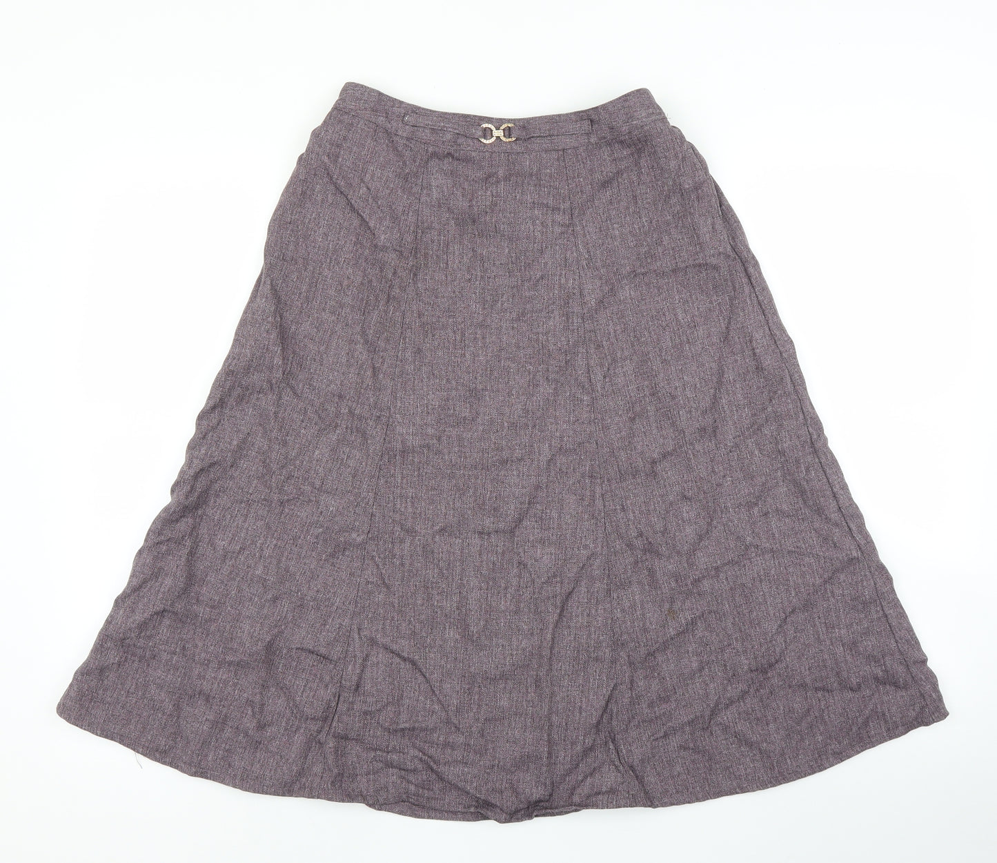 Damart Womens Purple   A-Line Skirt Size 12