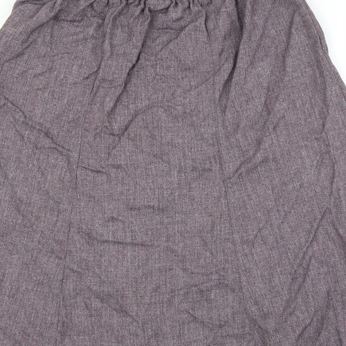 Damart Womens Purple   A-Line Skirt Size 12