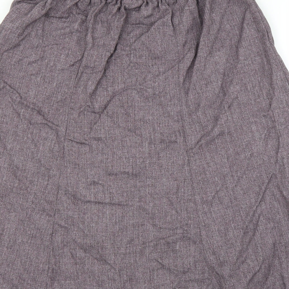 Damart Womens Purple   A-Line Skirt Size 12