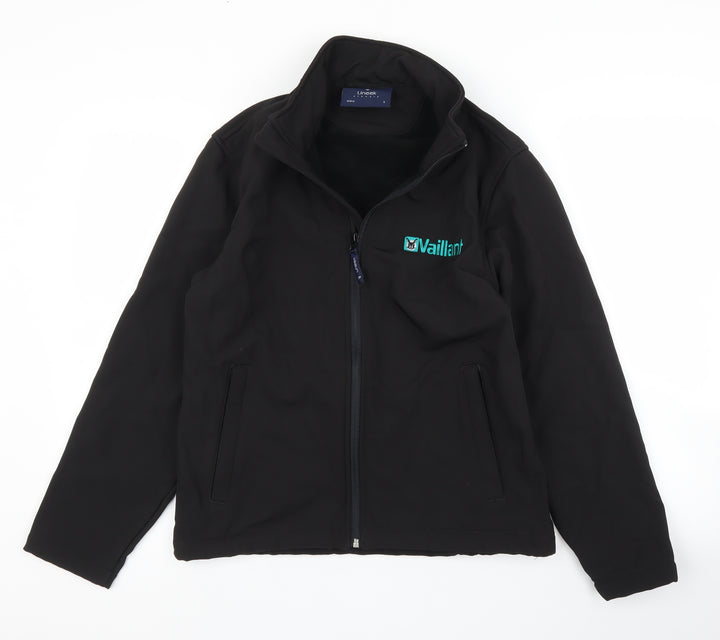 Uneek Womens Black   Full Zip Jumper Size S