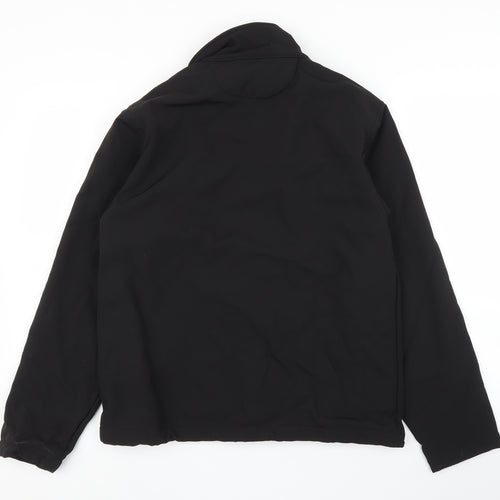 Uneek Womens Black   Full Zip Jumper Size S
